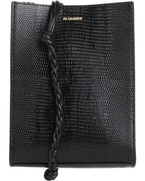 Jil Sander Cross-Body Bag Leather - Black