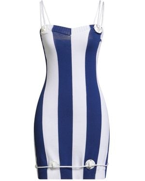 Moschino Couture Mini Dress Cotton, Polyamide - Blue