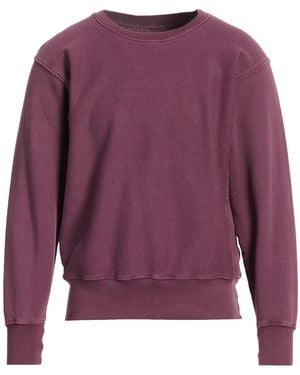 Les Tien Plum Sweatshirt Cotton - Purple