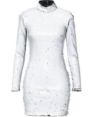 Tassos Mitropoulos Mini Dress Rayon, Elastane - White