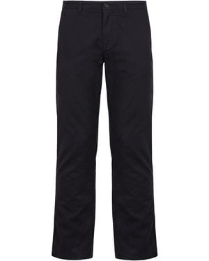 Theory Trousers Cotton, Elastane - Blue