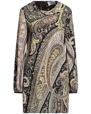 VIRNA DRÒ® Mini Dress Polyester, Elastane - Gray