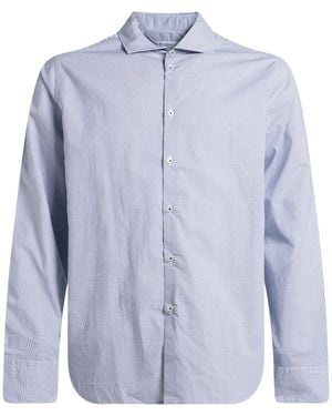 Manuel Ritz Shirt Cotton - Blue