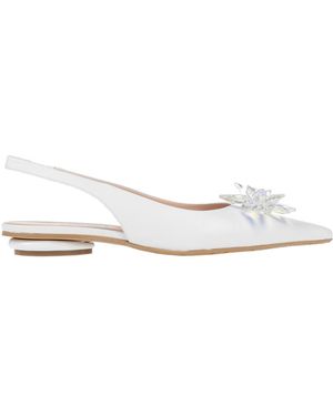 Tiffi Ballet Flats Leather - White