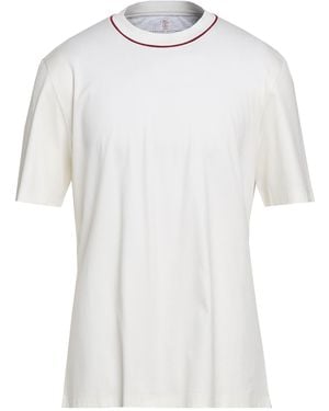 Brunello Cucinelli T-Shirt Cotton - White