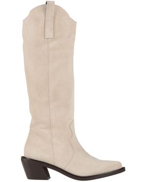 Alohas Cream Boot Leather - White