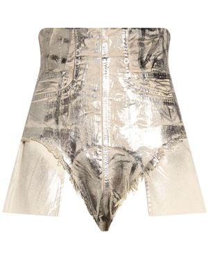 Rick Owens Shorts & Bermuda Shorts Cotton, Polyester, Rubber - Natural