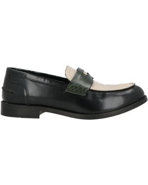 CafeNoir Loafers Leather - Black