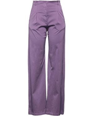 Momoní Pants Viscose, Cotton, Elastane - Purple