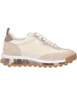 Thom Browne Trainers Leather, Textile Fibres - White