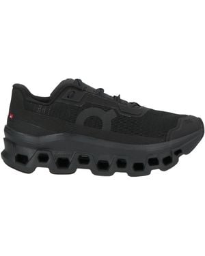 On Shoes Trainers Textile Fibres, Synthetic Fibres - Black
