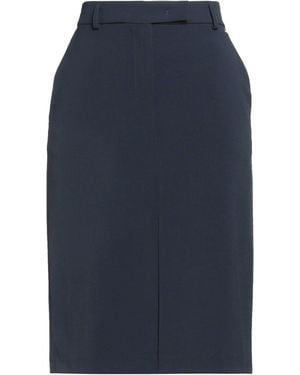 Kaos Midnight Midi Skirt Polyester, Viscose, Elastane - Blue
