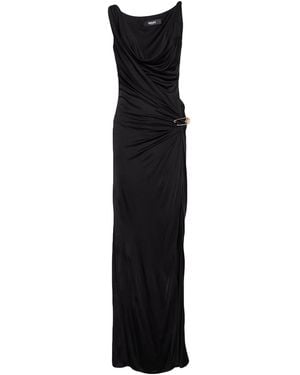 Versace Maxi Dress Viscose - Black