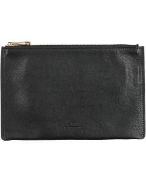 Il Bisonte Pouch Leather - Black