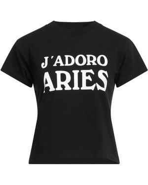 Aries T-Shirt Cotton - Black