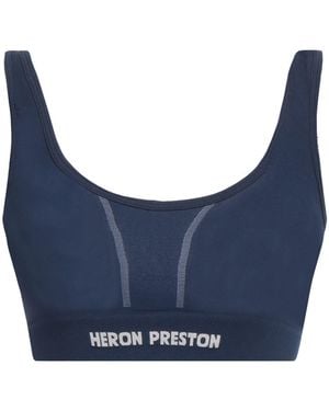 Heron Preston Top Polyamide, Elastane - Blue
