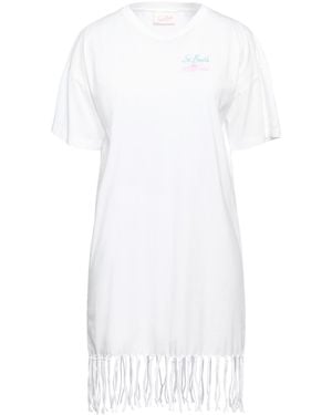 MC2 Saint Barth Mini Dress Organic Cotton - White