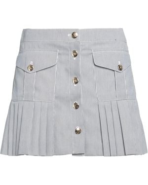 Celine Mini Skirt Polyester, Cotton, Modal, Viscose - Gray