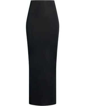 Rick Owens Maxi Skirt Polyester, Elastane - Black