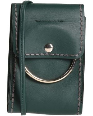 Plinio Visona' Cross-Body Bag Leather - Green