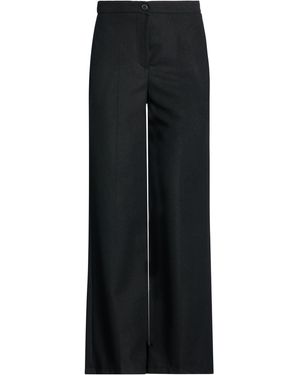 ViCOLO Pants Polyester, Viscose, Wool - Black