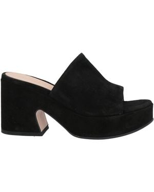 Gianvito Rossi Sandals Leather - Black