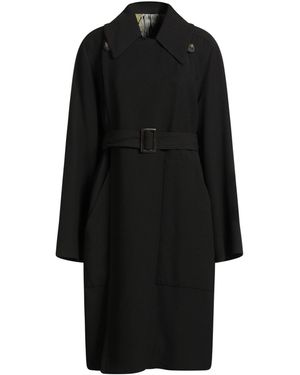 Rick Owens Overcoat & Trench Coat Virgin Wool, Viscose - Black