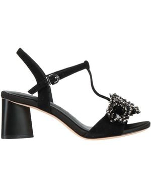 Luciano Barachini Sandals Leather - Black