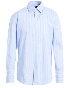 BOSS Shirt Cotton, Elastane - Blue