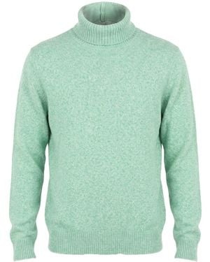 Abkost Turtleneck Merino Wool, Cashmere - Green