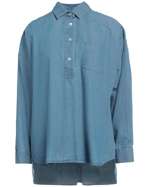 Caliban Denim Shirt Cotton - Blue