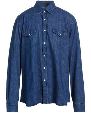 Alessandro Gherardi Denim Shirt Cotton - Blue