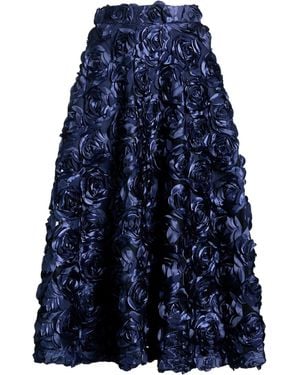 ROTATE BIRGER CHRISTENSEN Maxi Skirt - Blue