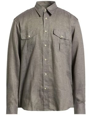 Pierre Cardin Khaki Shirt Linen - Grey