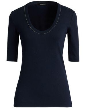 Fabiana Filippi Midnight T-Shirt Cotton, Elastane, Ecobrass - Blue