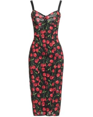 Dolce & Gabbana Midi-Kleid - Rot