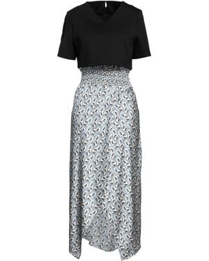 Maje Midi Dress Polyester, Viscose, Elastane - Black