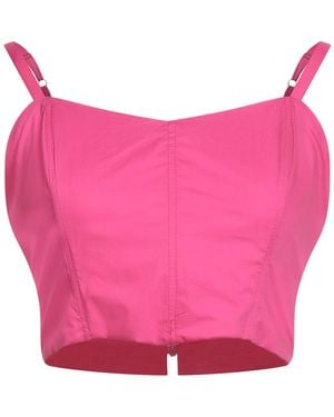 Kaos Top Cotton, Polyamide, Elastane - Pink