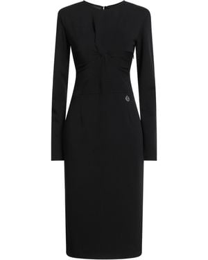 Gaelle Paris Midi Dress Polyester, Elastane - Black