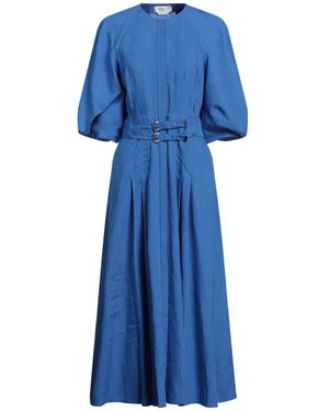 Gabriela Hearst Azure Maxi Dress Linen - Blue