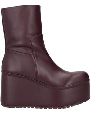 Paloma Barceló Botines De Caña Alta - Morado