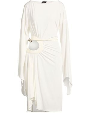 Tom Ford Midi Dress Viscose, Polyamide, Elastane - White