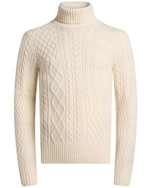 Schott Nyc Turtleneck - White
