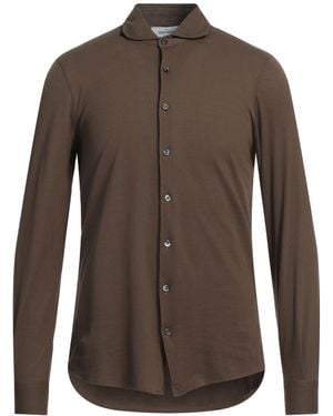 Gran Sasso Military Shirt Cotton - Brown