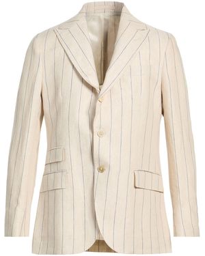 Eleventy Platinum Blazer Linen - Natural