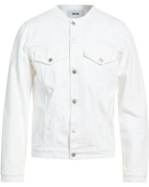 Grifoni Denim Outerwear Cotton, Elastane - White