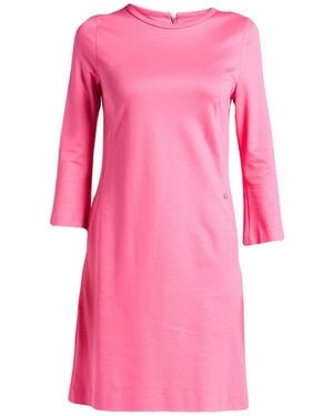 Marc Cain Fuchsia Mini Dress Viscose, Polyamide, Elastane - Pink