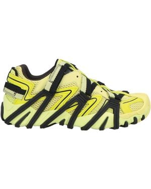 DIESEL Lime Trainers Soft Leather, Textile Fibres - Yellow