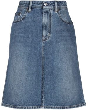 Acne Studios Denim Skirt Cotton - Blue