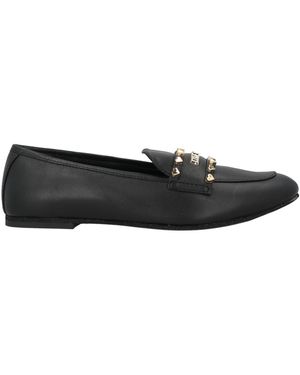 Love Moschino Loafers Leather - Black